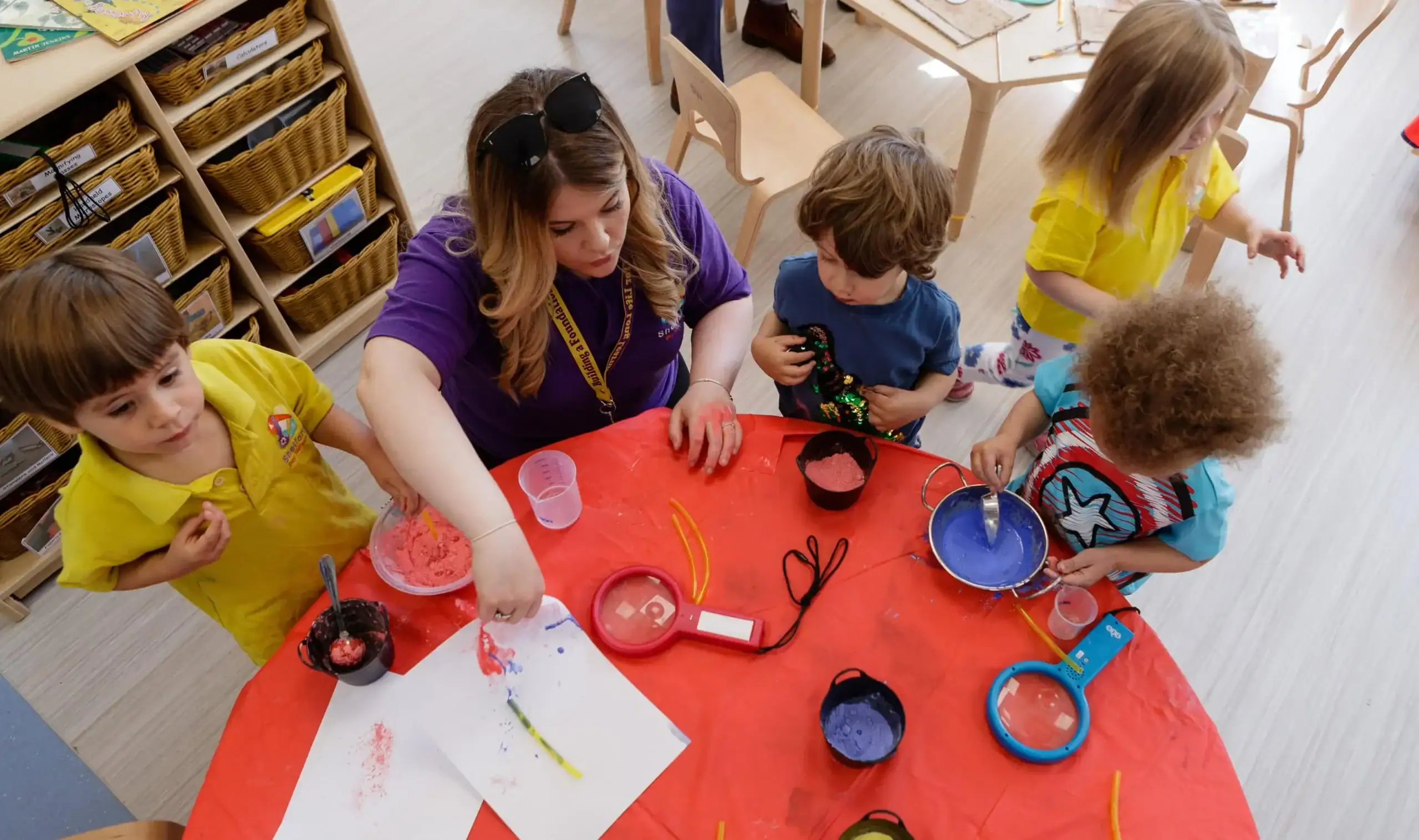 Children playing and learning at Shelford Day Nursery