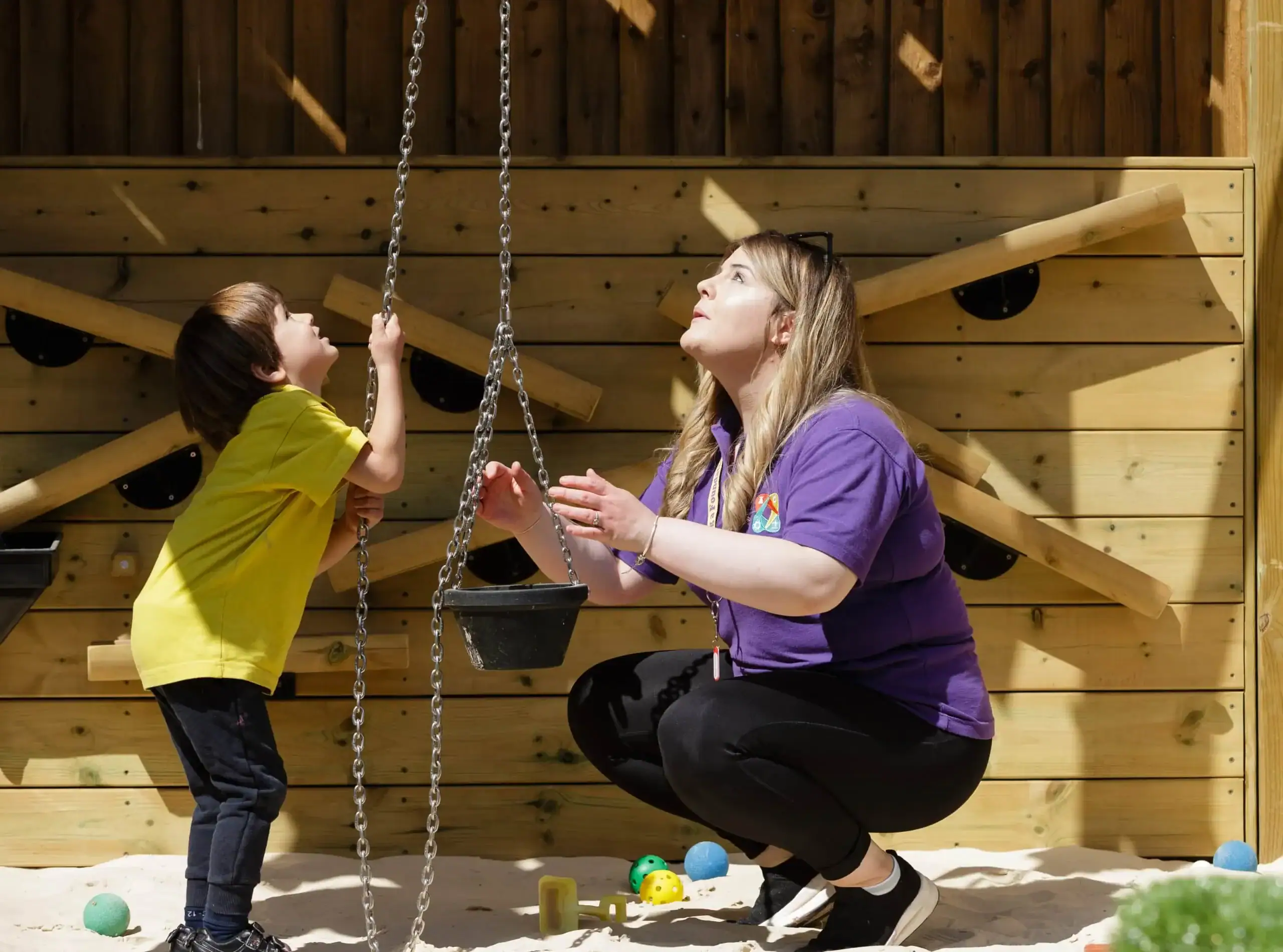 A day at Shelford Day Nursery — children and practitioners